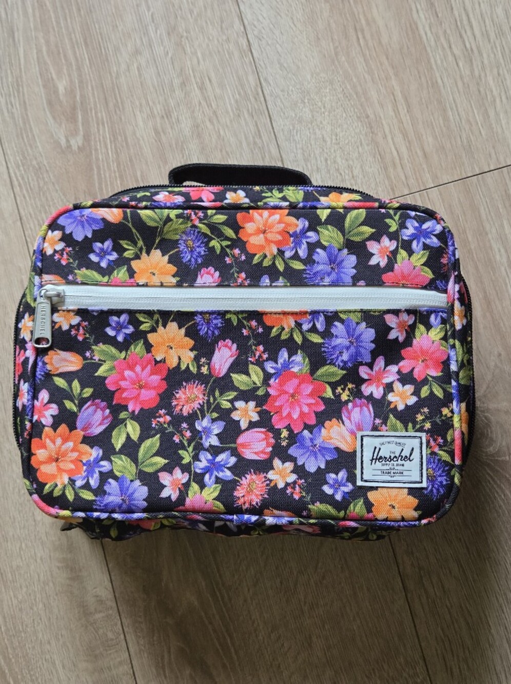Herschel Floral Lunch Bag - Black Multicolor